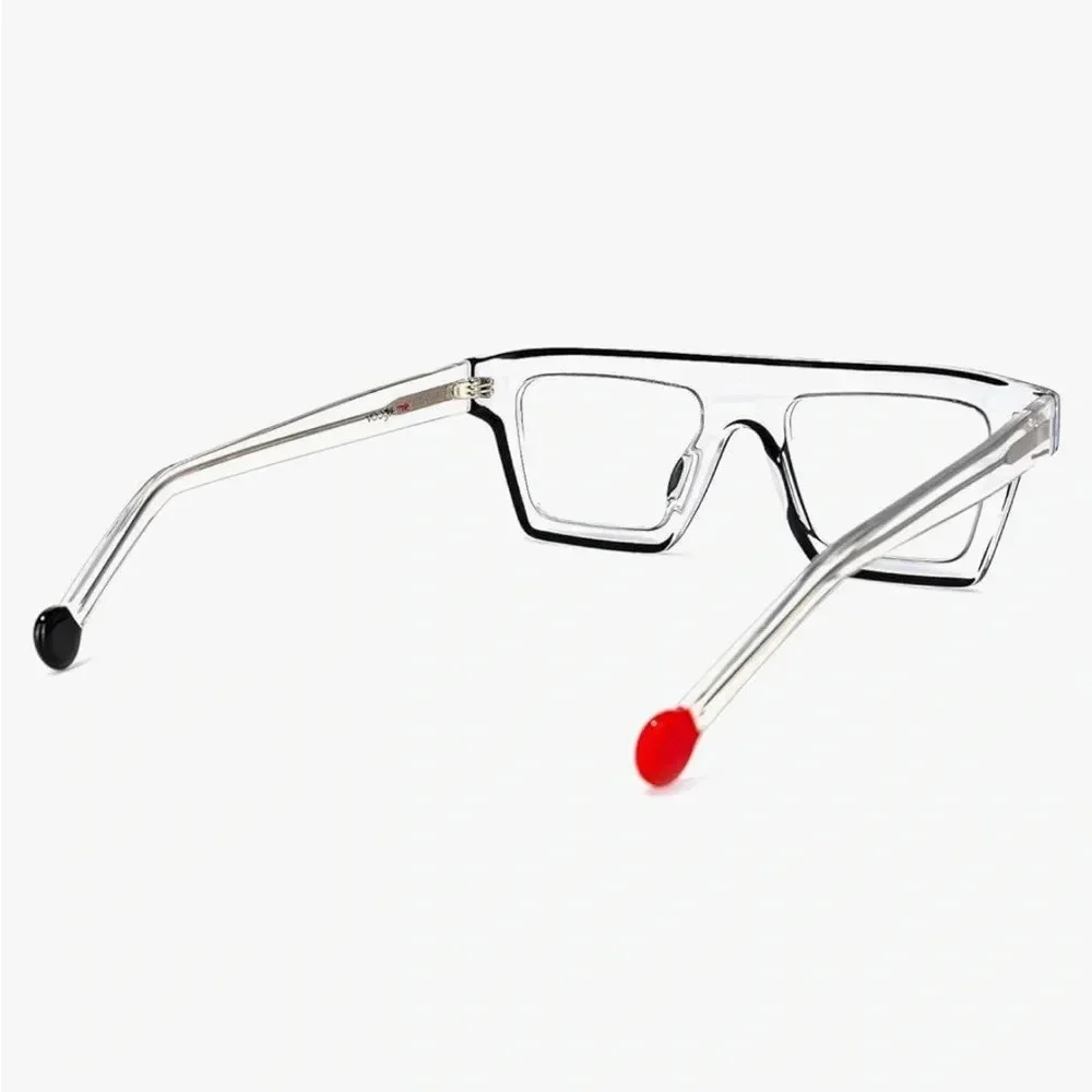 Vooglam Oversize‎ Square Glasses With Anti UV Eyestrain